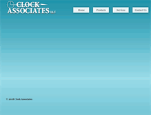 Tablet Screenshot of clockassociates.com